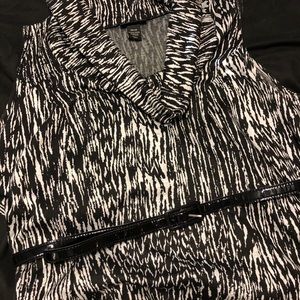 Lane Bryant sleeveless cowlneck sweater dress